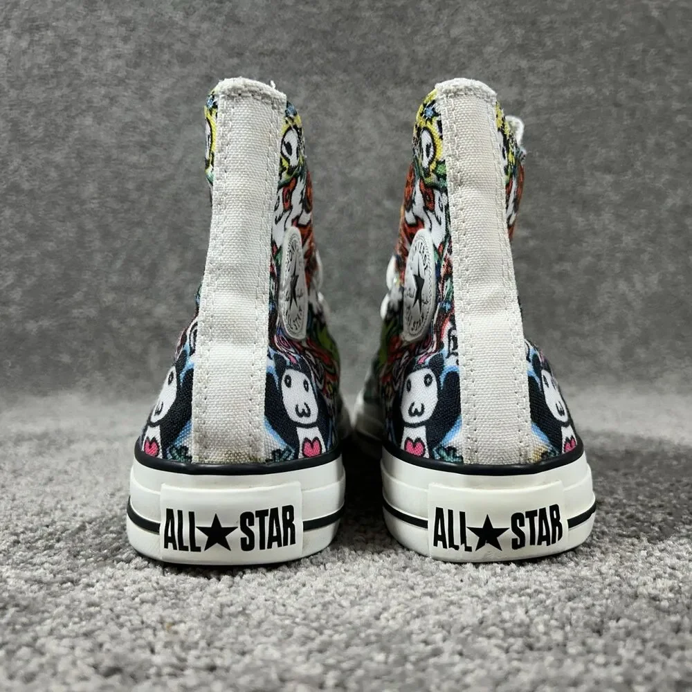 Converse Chuck Taylor All Star Hi 116900F Women’s Sz 6 Doodles Skate Shoes Used